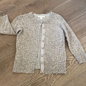 J Crew merino wool soft cardigan 3/4 length sleeve sweater cropped XS